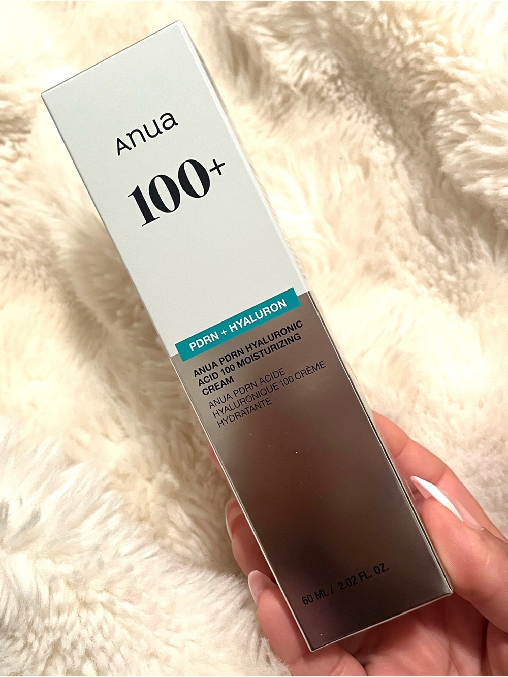 Anua 100+ PDRN + Hyaluron Moisturizing Cream — White/Bronze